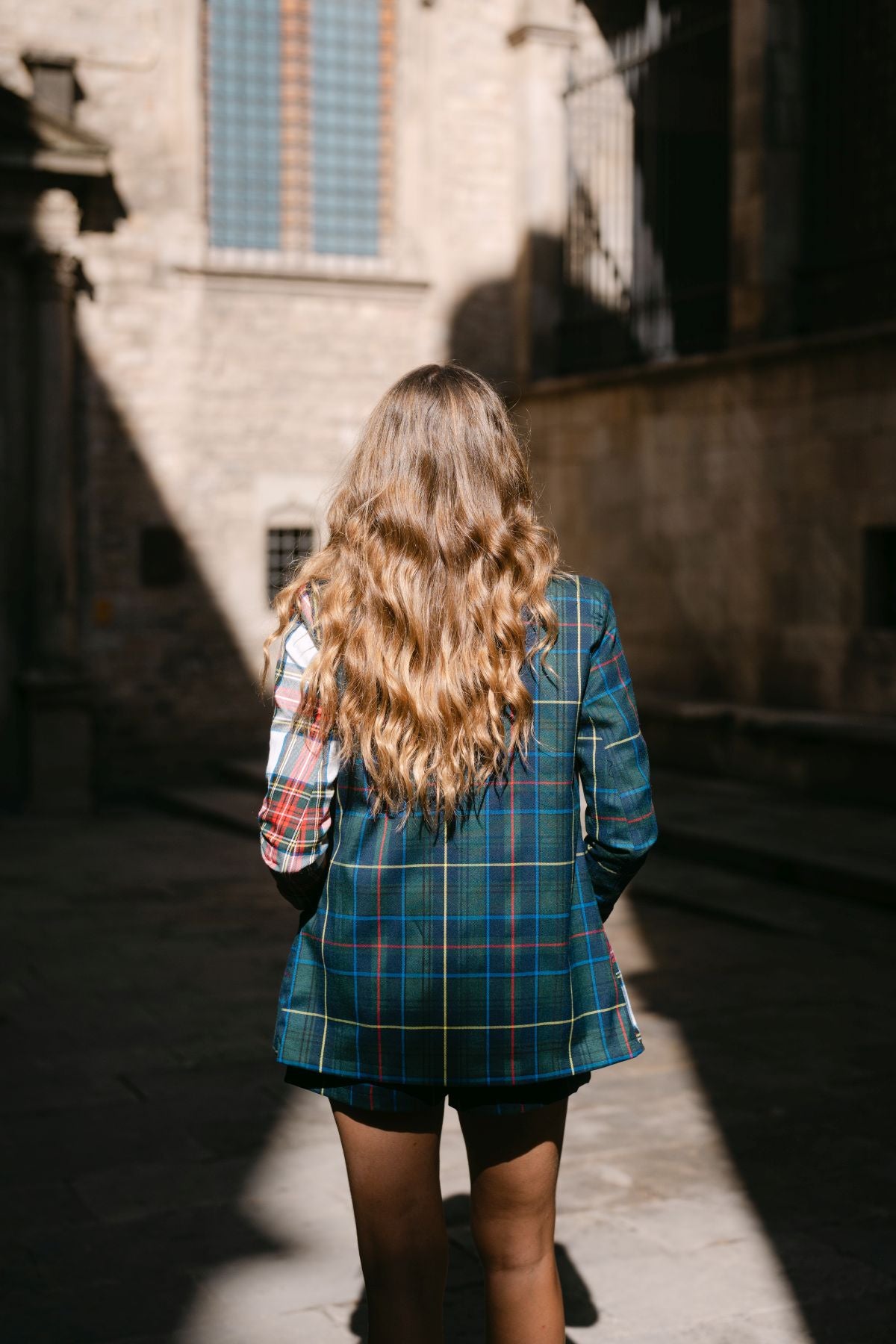 BLAZER TARTAN COMBI