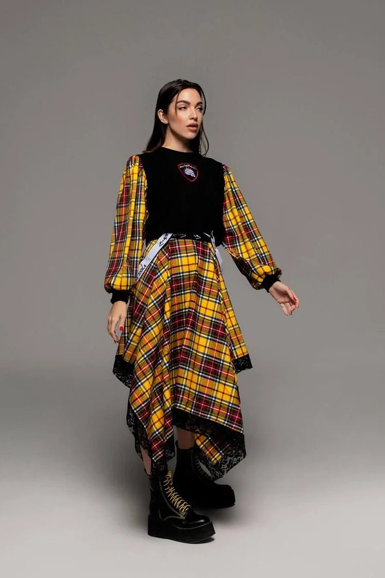 SUDADERA SCOTLAND AMARILLA