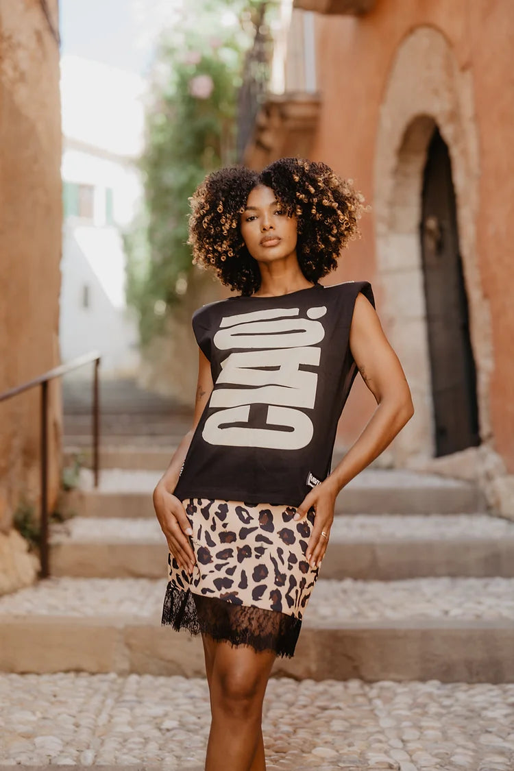 FALDA MINI LEO