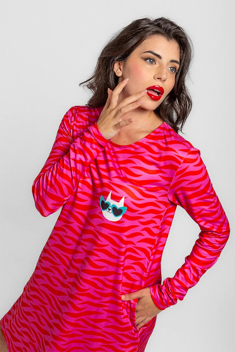 VESTIDO "LA GATA CON BOTAS"