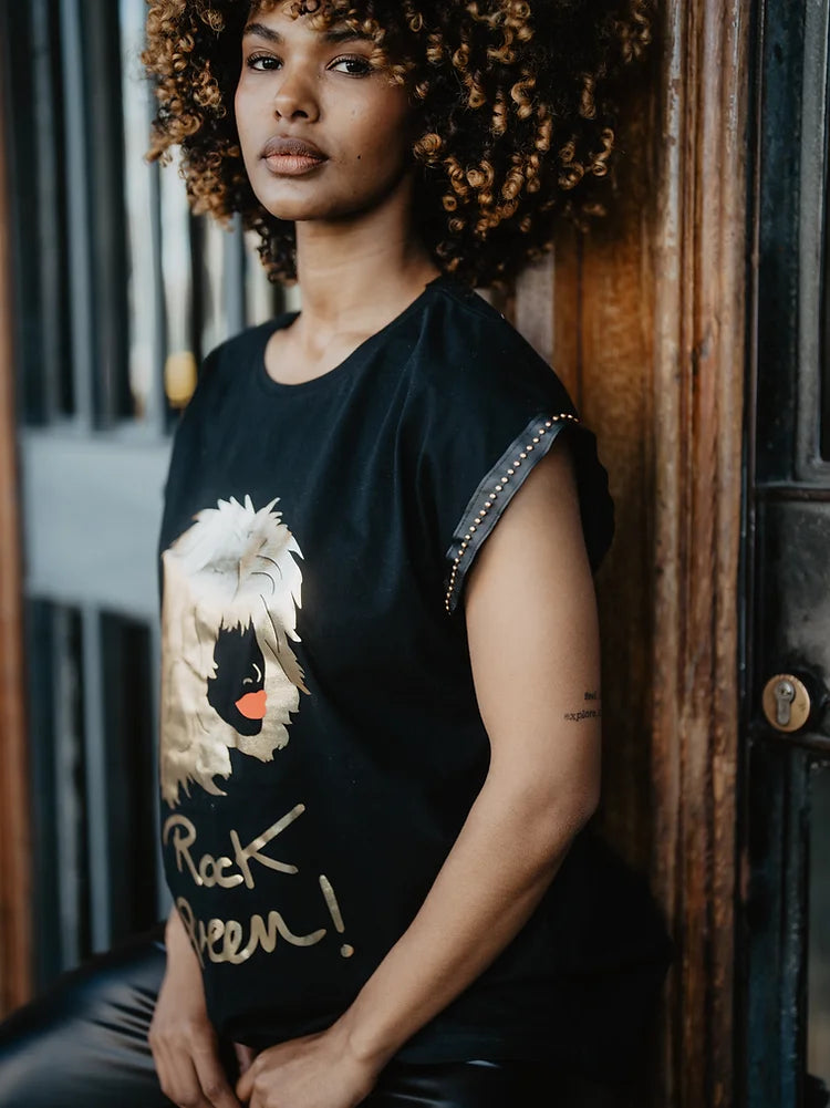 CAMISETA ROCK QUEEN