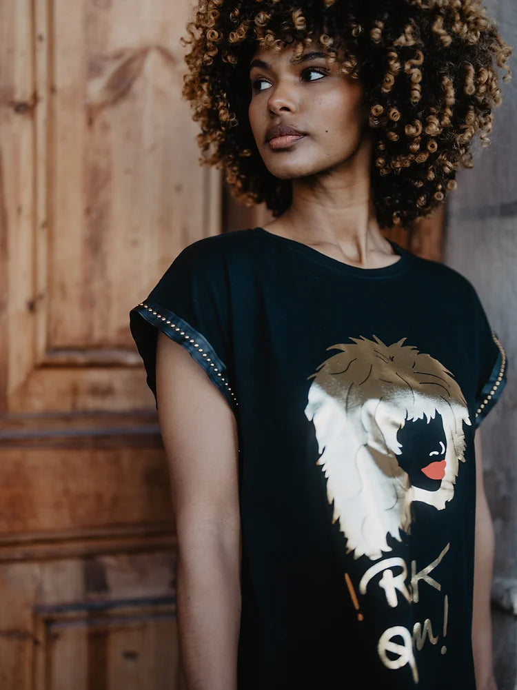 CAMISETA ROCK QUEEN