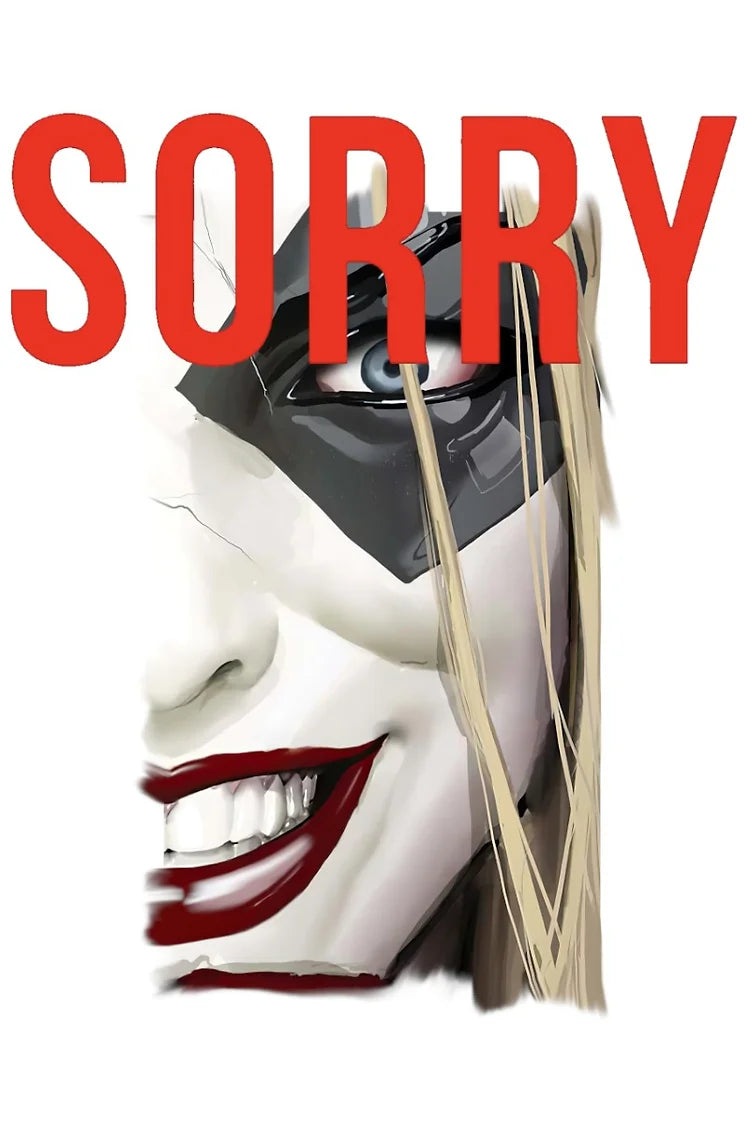 CAMISETA SORRY Negra