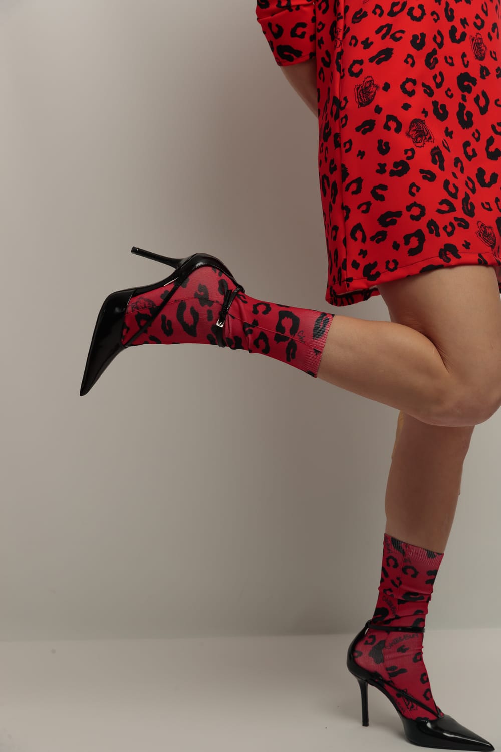 CALCETINES FELINO RED