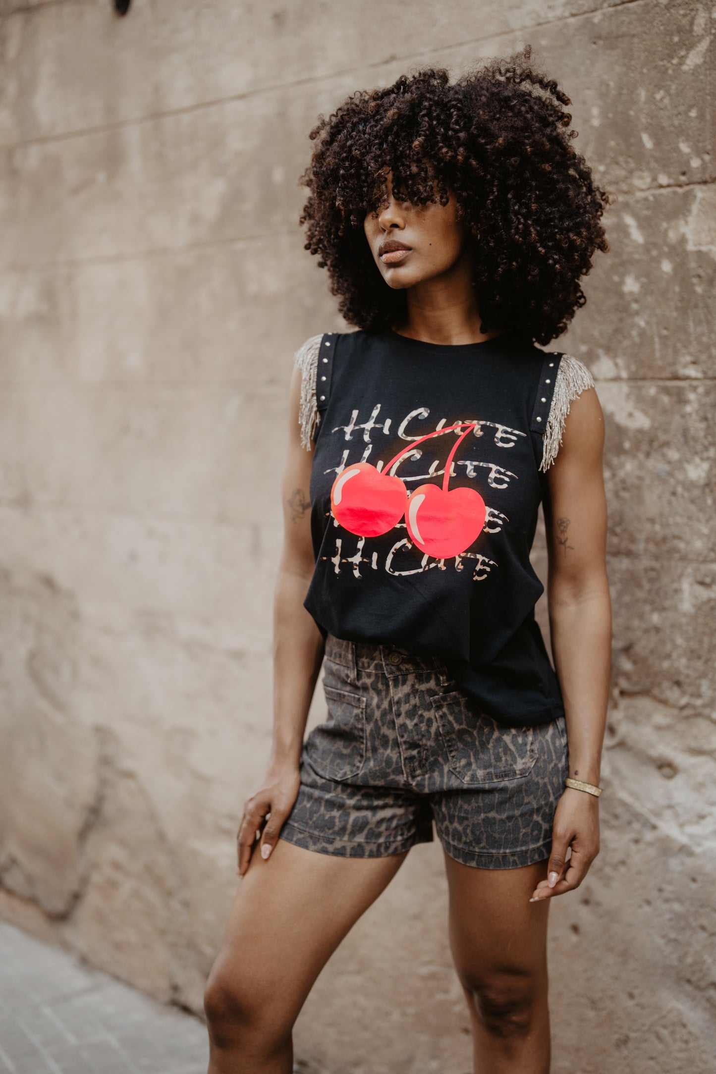 CAMISETA CUTE CHERRY