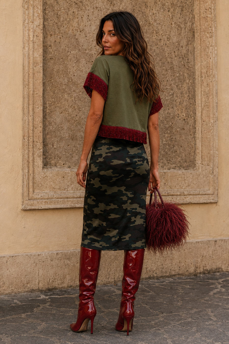 FALDA CAMO