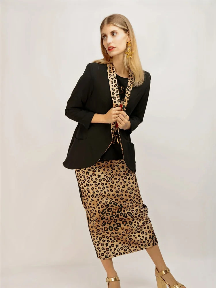 FALDA TACHAS LEOPARDO