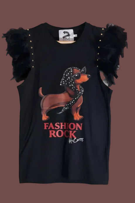 CAMISETA TECKEL ROCK