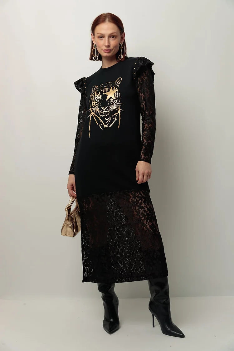 VESTIDO POP FELINO