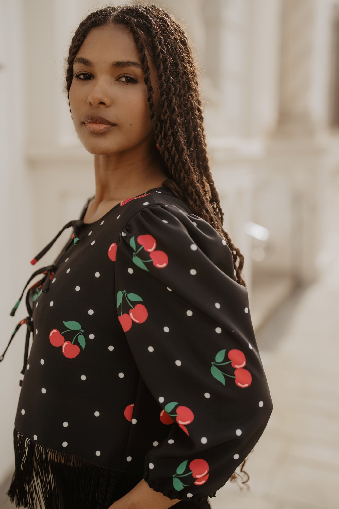 BLUSA LAZOS CHERRY
