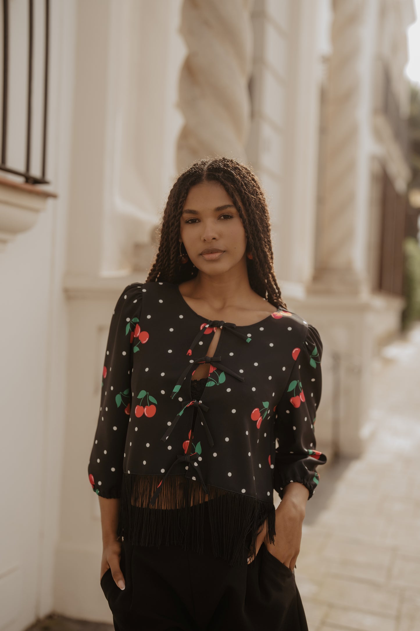 BLUSA LAZOS CHERRY