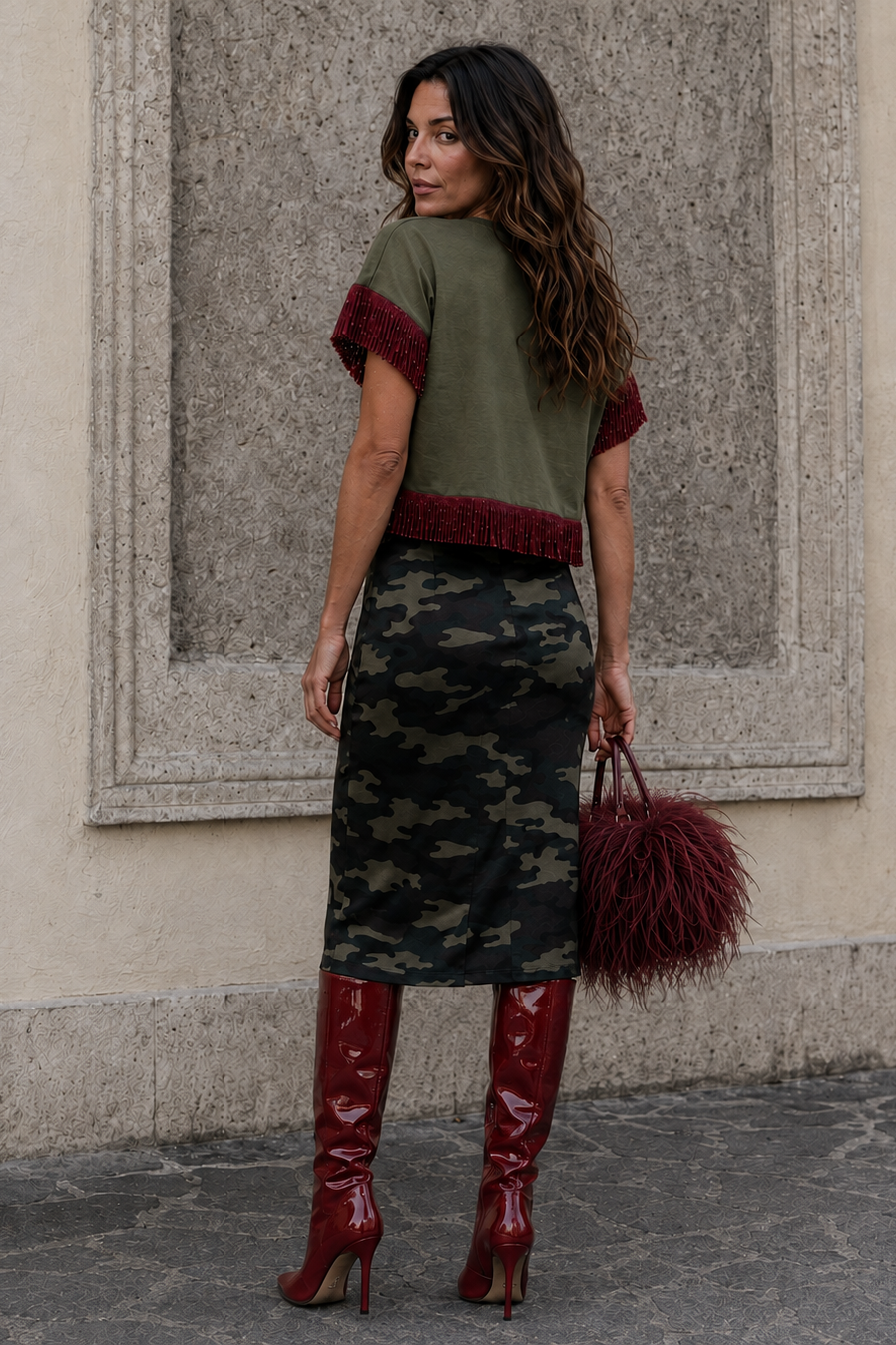 FALDA CAMO