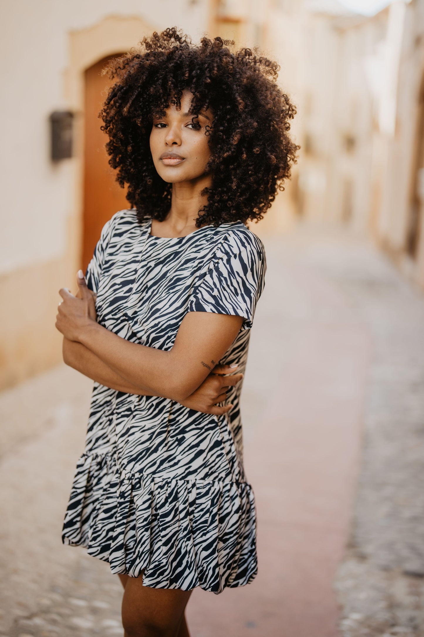 VESTIDO GLOBO CEBRA