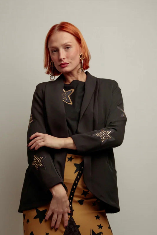 BLAZER SMOKING PARCHES STAR