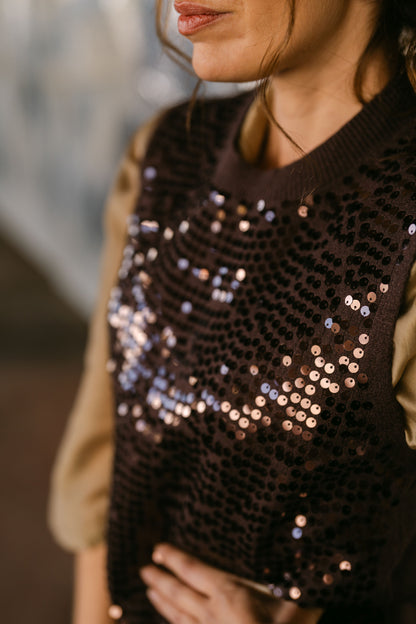 CHALECO LENTEJUELA