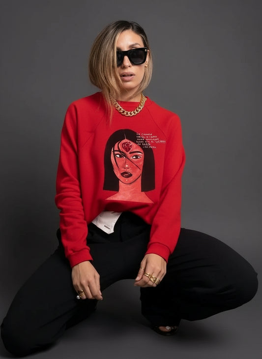 "HEART HEAD" SWEATSHIRT