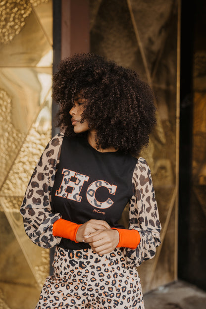 CAMISETA ANIMAL CHIC NOIR