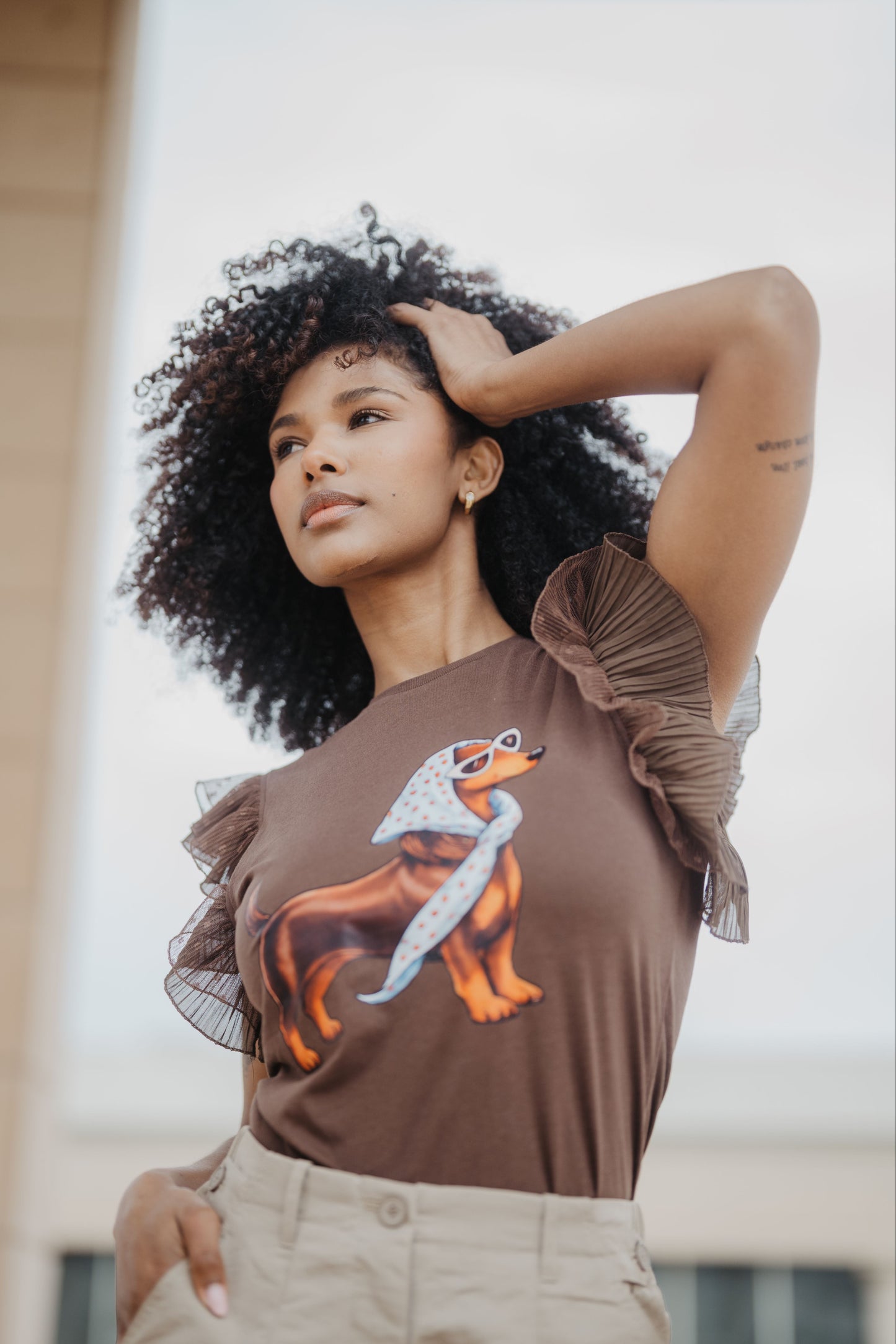 CAMISETA TECKEL CHIC PLUMETI