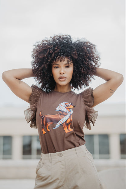 CAMISETA TECKEL CHIC PLUMETI