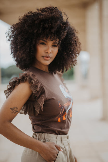 CAMISETA TECKEL CHIC PLUMETI