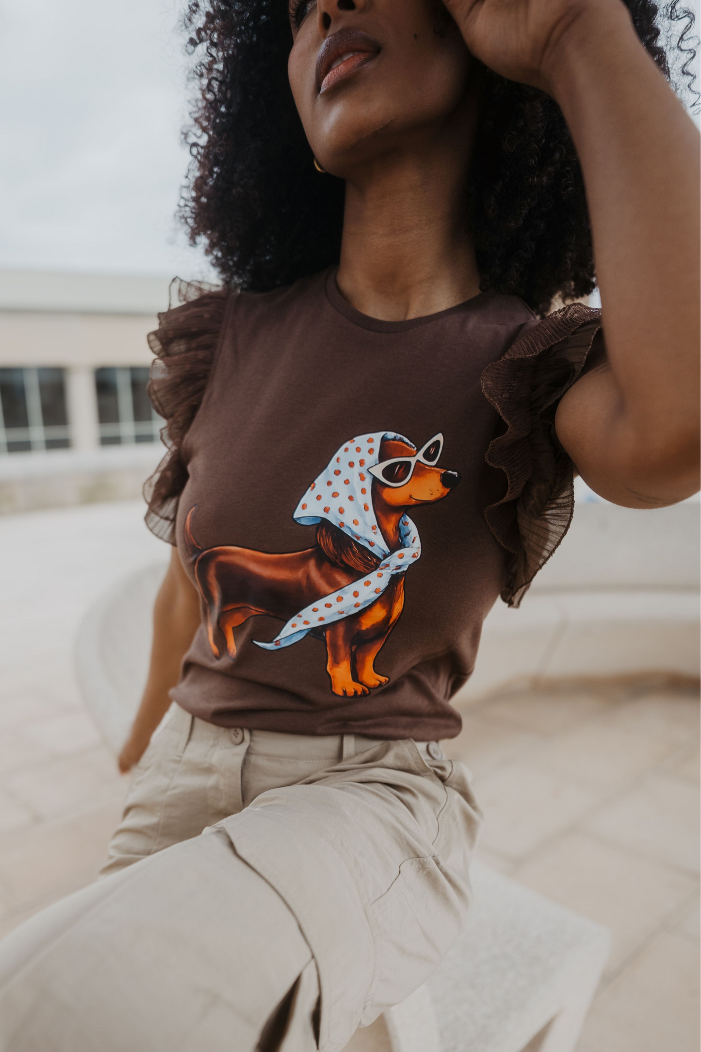 CAMISETA TECKEL CHIC PLUMETI