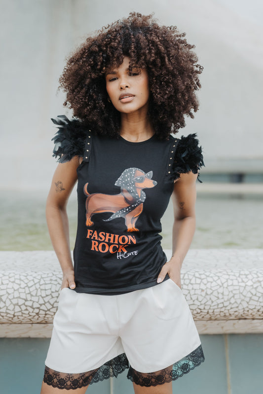 CAMISETA TECKEL ROCK