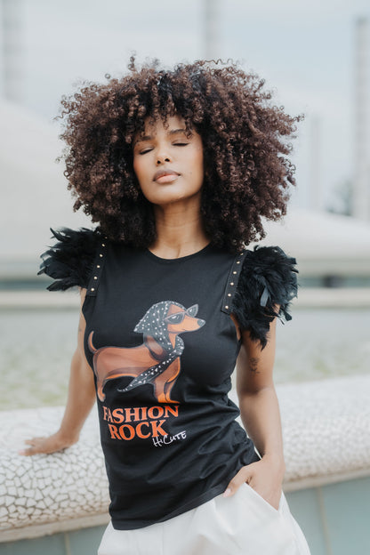 CAMISETA TECKEL ROCK