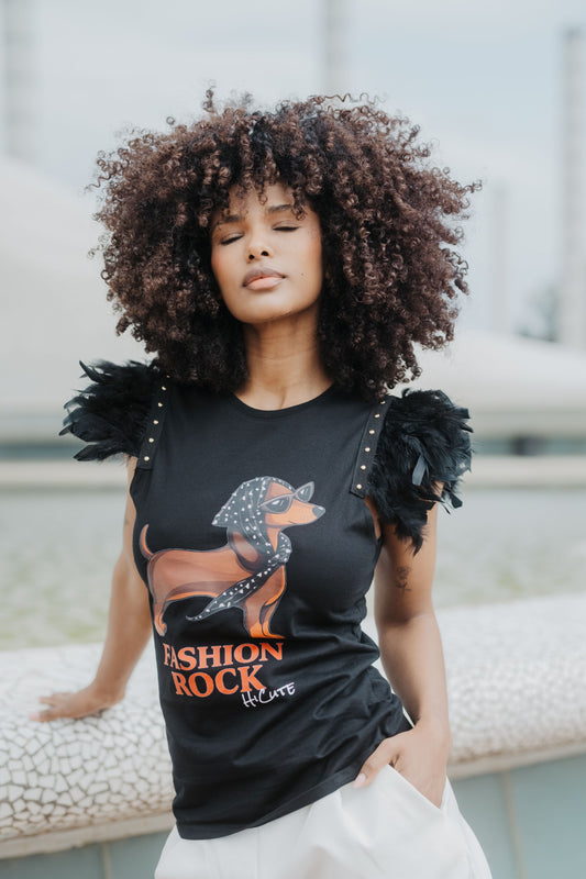 CAMISETA TECKEL ROCK