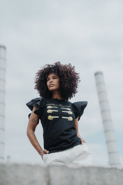 CAMISETA ACTITUD IMPERIAL BLACK