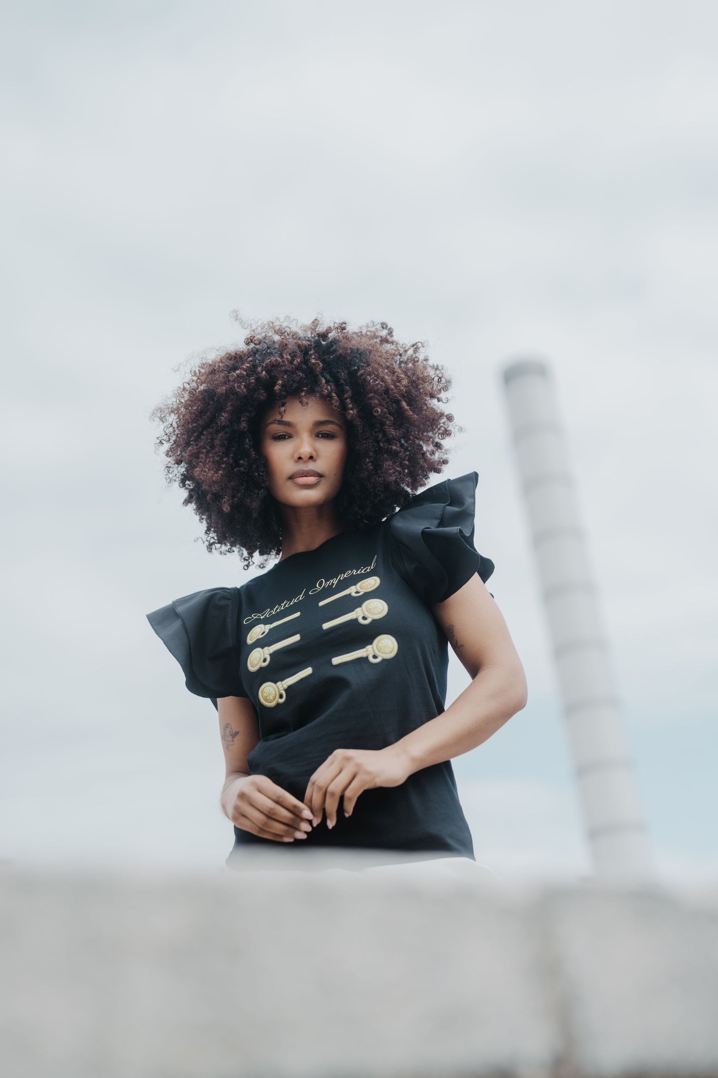 CAMISETA ACTITUD IMPERIAL BLACK