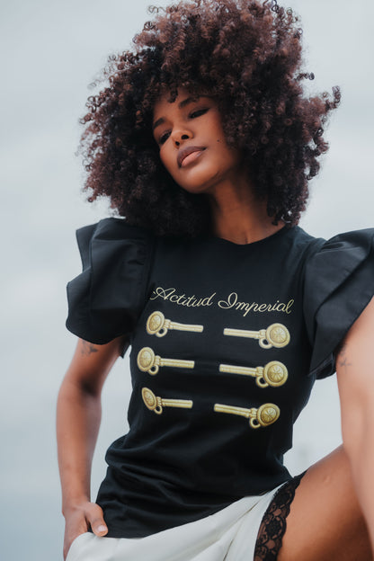 CAMISETA ACTITUD IMPERIAL BLACK