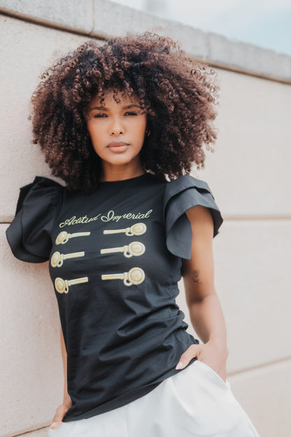 CAMISETA ACTITUD IMPERIAL BLACK