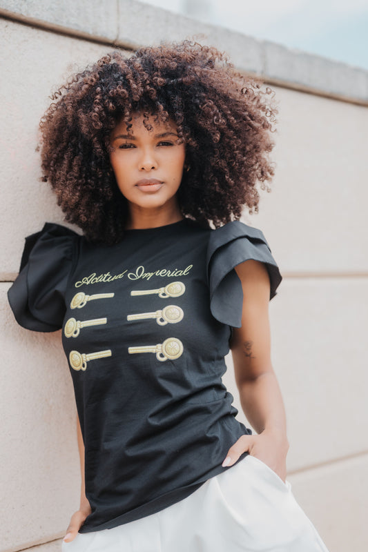CAMISETA ACTITUD IMPERIAL BLACK