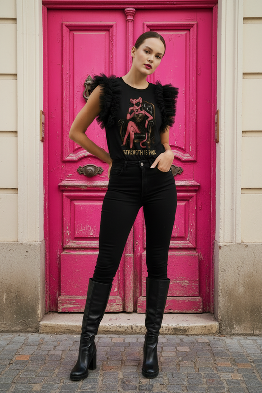 CAMISETA PINK PANTHER CUTE