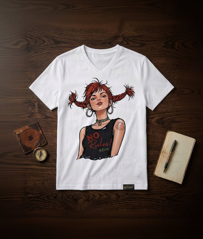 CAMISETA "NO RULES" WHITE