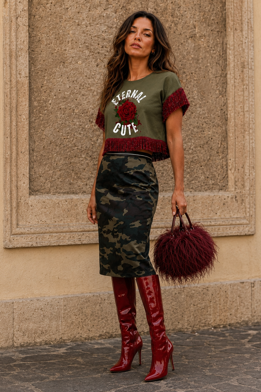 FALDA CAMO