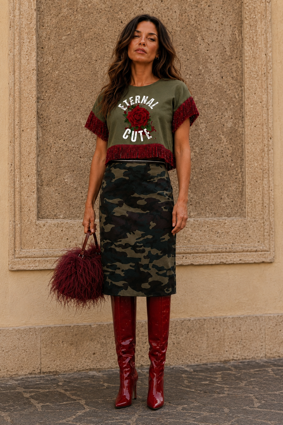 FALDA CAMO
