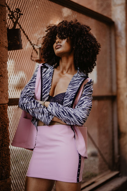 "LA VIE EN ROSE" SKIRT