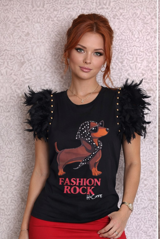 CAMISETA TECKEL ROCK