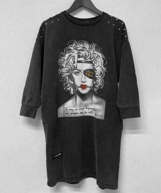 VESTIDO TACHAS MADONNA